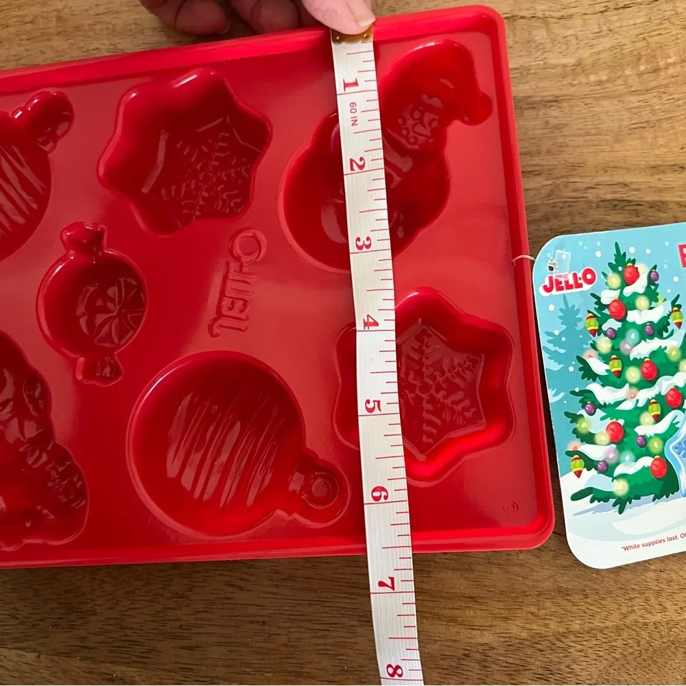 Jell-O Jigglers Christmas Mold NEW Large Snowman, Snowflake, Ornament Holiday